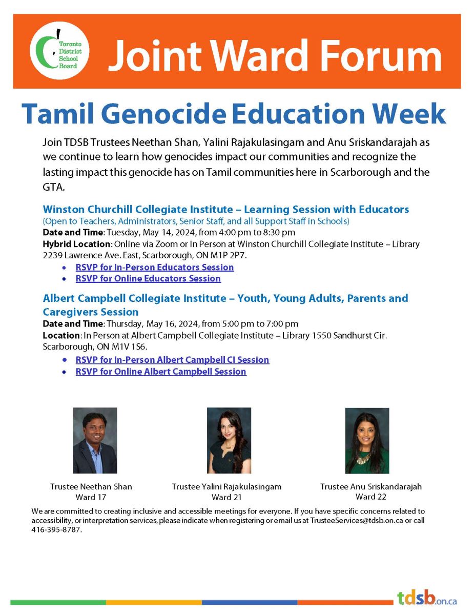 Tamil Genocide Education Week