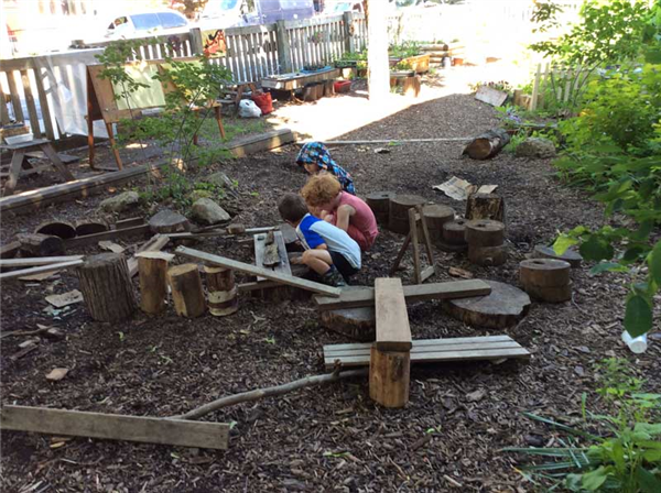loose parts play area