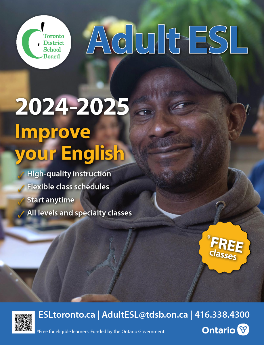 Adult ESL 2024 to 2025 Brochure