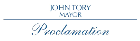 mayor John Tory proclamation
